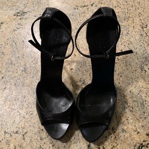 Gucci peep toe pumps 8.5
